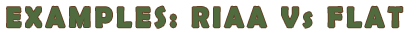 Effect of RIAA equalisation on recording quality