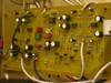 Close-up of main mixing board