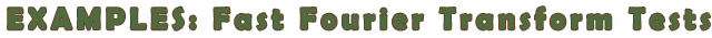 FFT examples